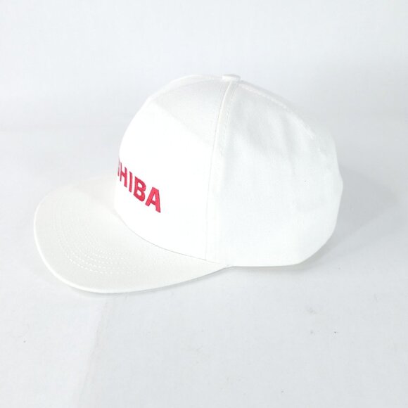 Toshiba Hat Cap Snap Back White Embroidered Promo Advertising Mens Made USA PC - Picture 2 of 8